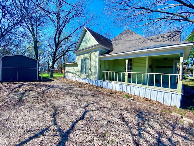 view of home's exterior