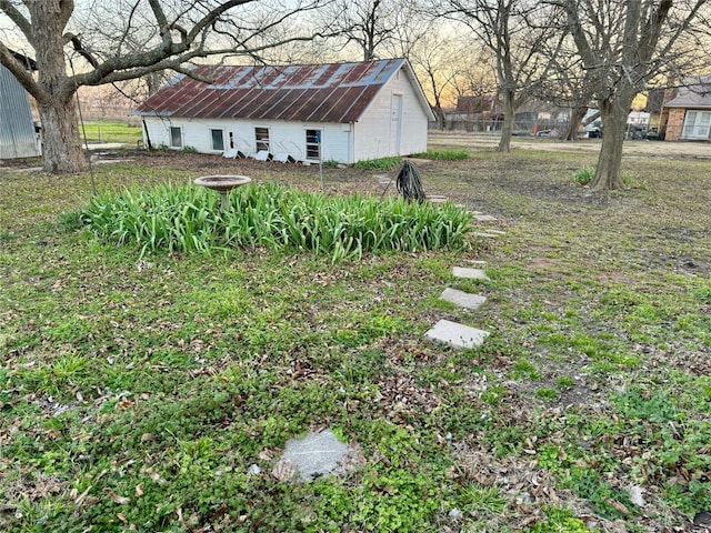 view of yard