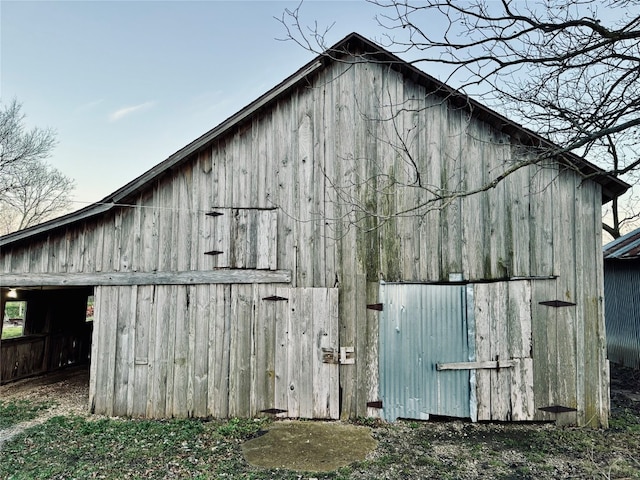 view of shed / structure