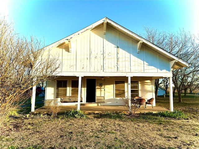 view of rear view of property