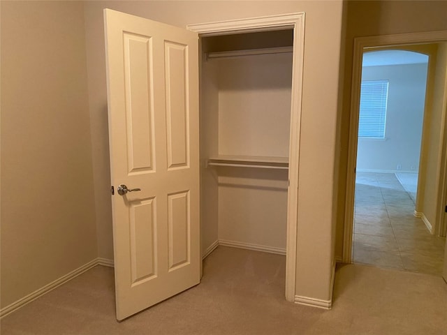 view of closet