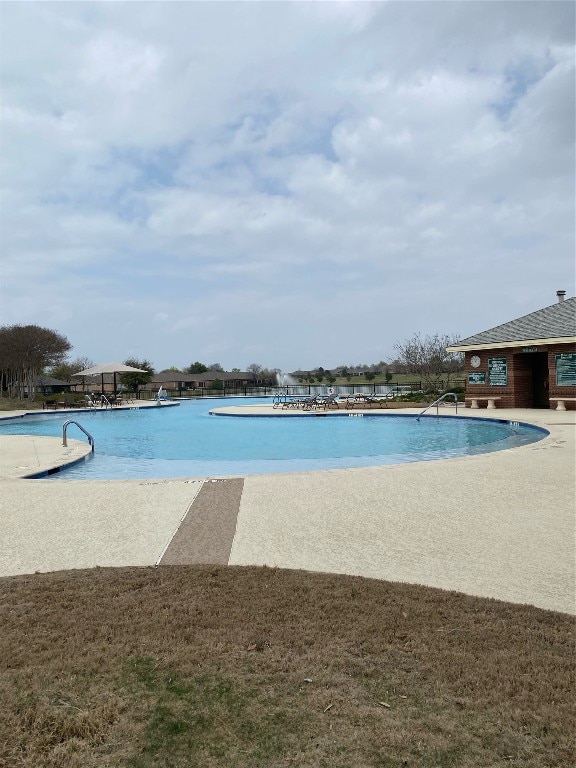 view of pool