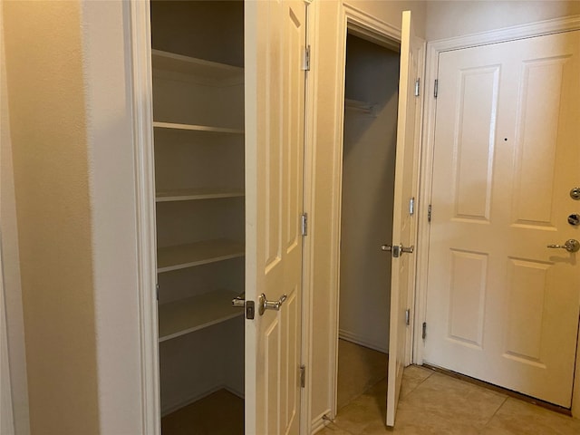 view of closet