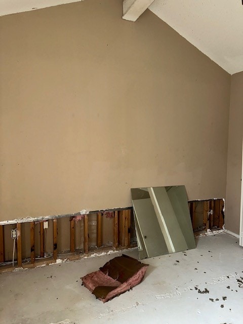 interior space featuring high vaulted ceiling