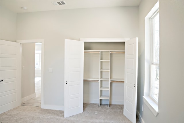 view of closet