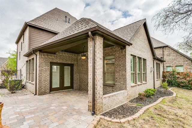 exterior space with a patio