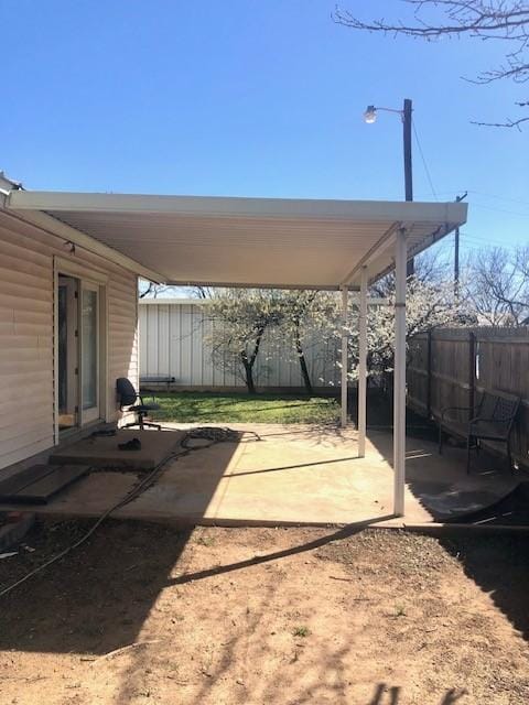 exterior space featuring a patio