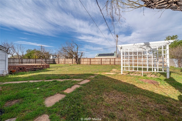 1832 Commercial Ave, Anson, TX 79501 - view of yard