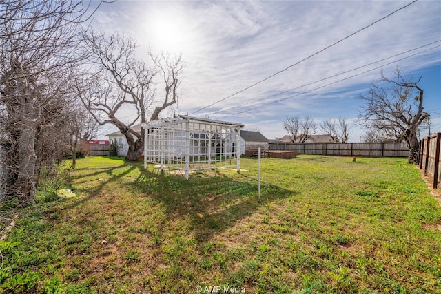 1832 Commercial Ave, Anson, TX 79501 - view of yard with an outbuilding