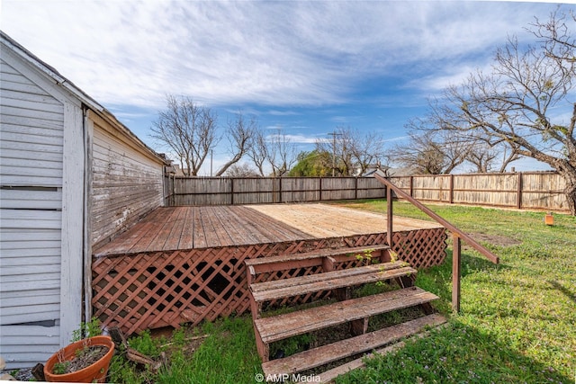 1832 Commercial Ave, Anson, TX 79501 - view of yard with a deck