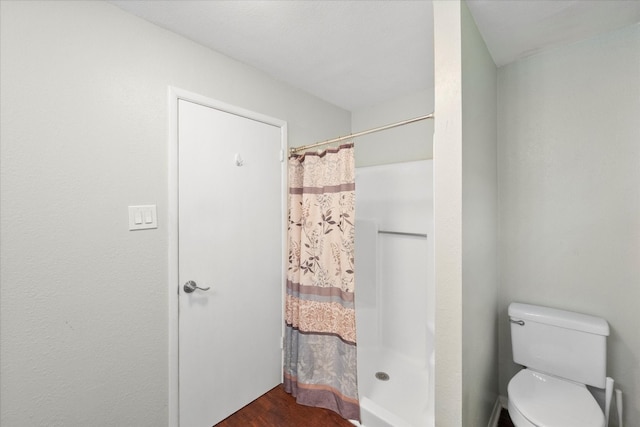 bathroom with wood-type flooring and vanity