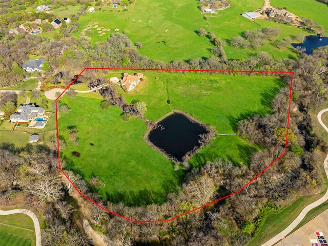 3000 Bluffs Ln, Parker, TX 75002 - bird's eye view with view of golf course and a water view
