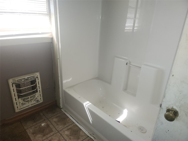 bathroom with tile floors