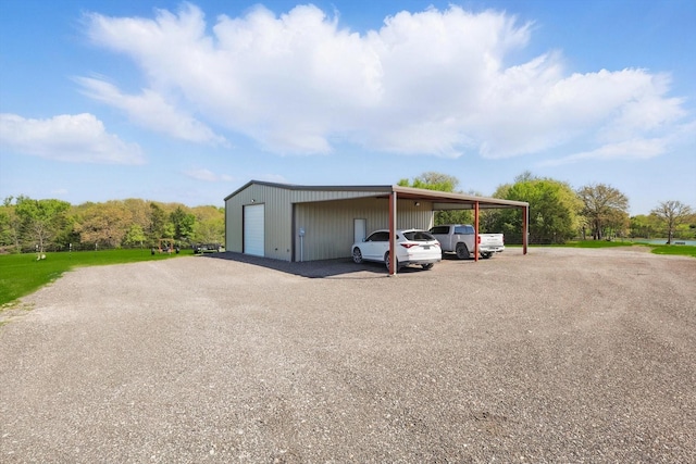 812 Mckenzie Rd, Tioga, TX 76271 - exterior space with a garage