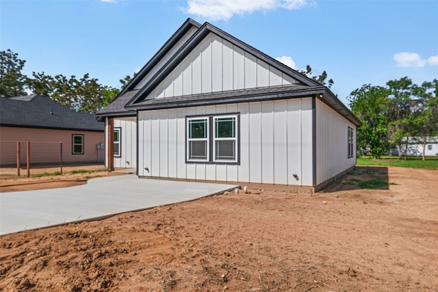 back of house featuring a patio area