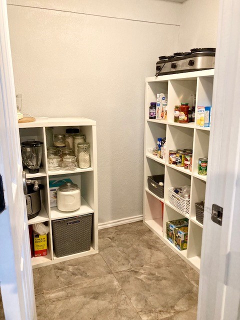 view of pantry