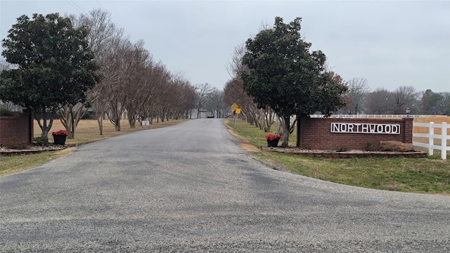 view of road