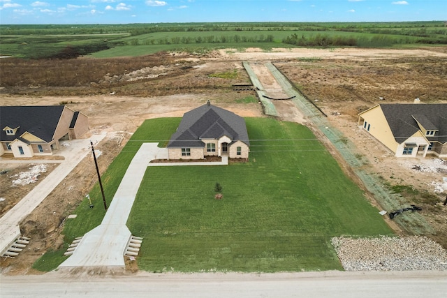 bird's eye view featuring a rural view