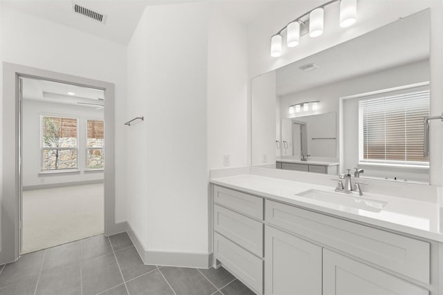 1841 Jasmine June, Mesquite, TX 75181 - full bath with baseboards, visible vents, tile patterned floors, and vanity