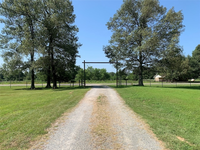 view of road