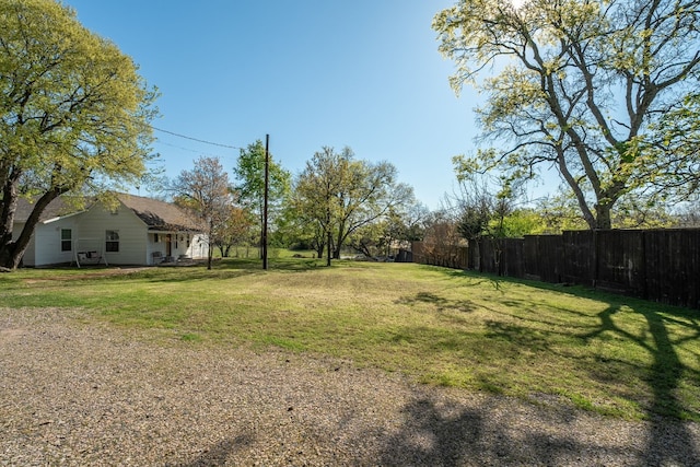 view of yard