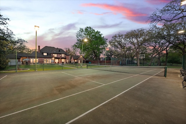 view of sport court