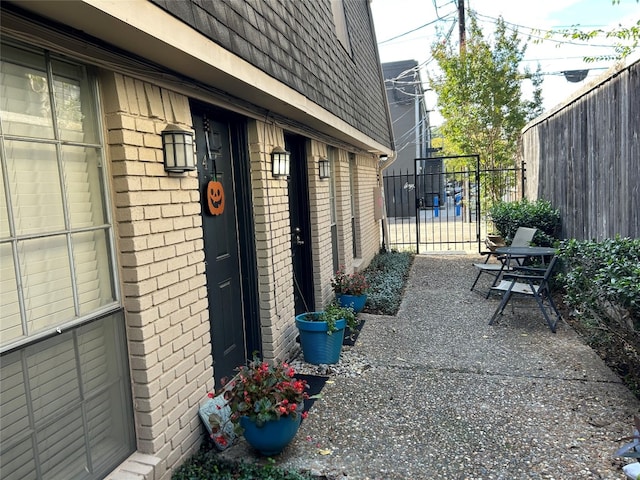 view of patio