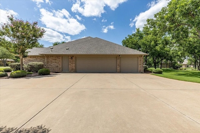 view of home's exterior featuring a garage