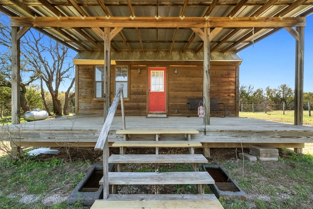 view of entrance to property