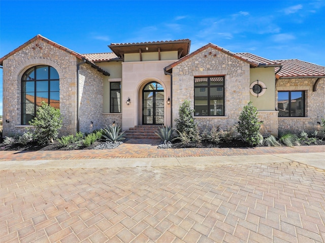 view of mediterranean / spanish house