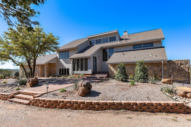 view of rear view of house