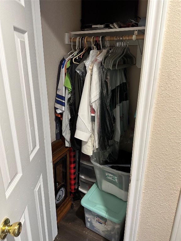 view of closet