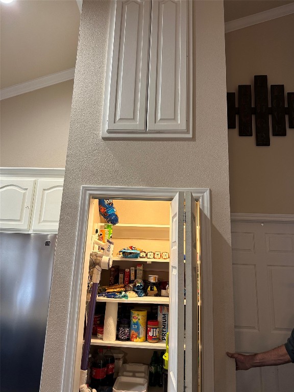 view of pantry