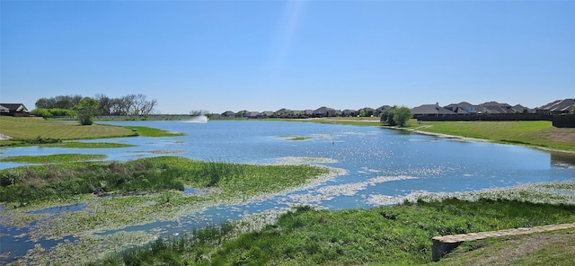 view of water view