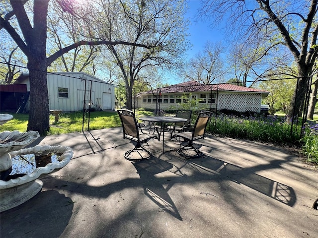 view of patio