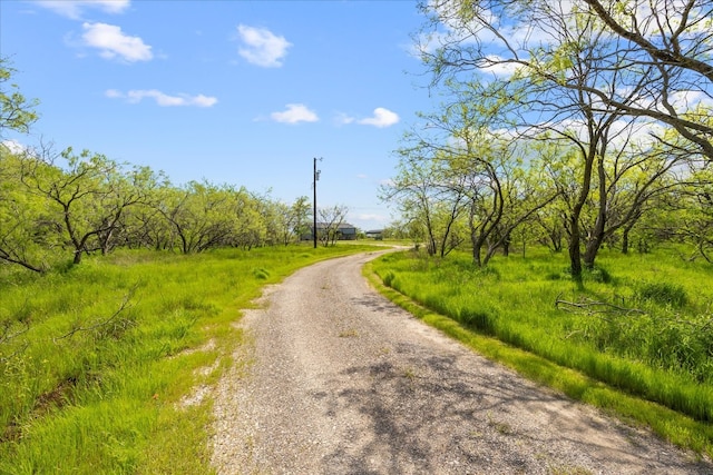 view of road