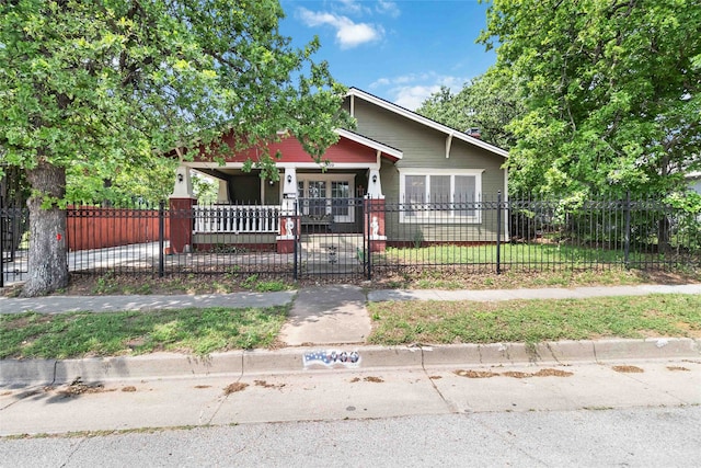 view of bungalow