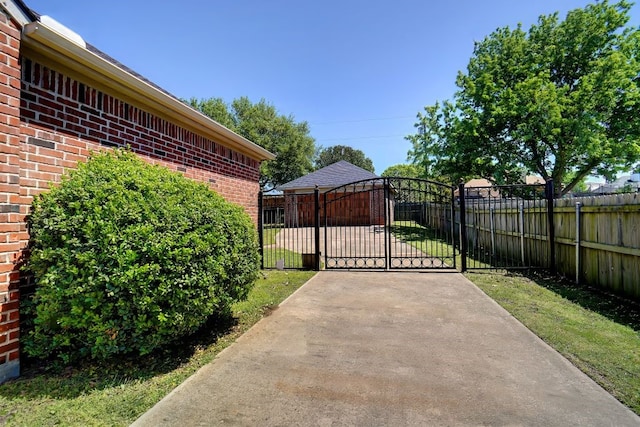 view of gate