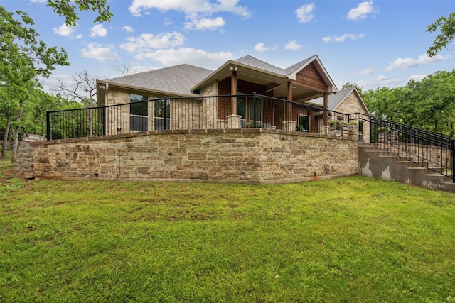 view of rear view of property