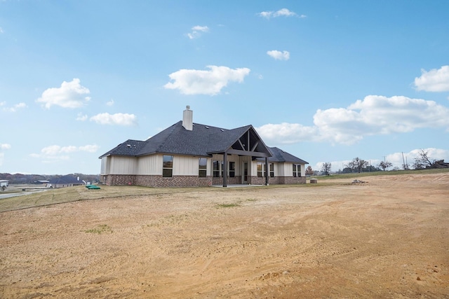 view of rear view of property