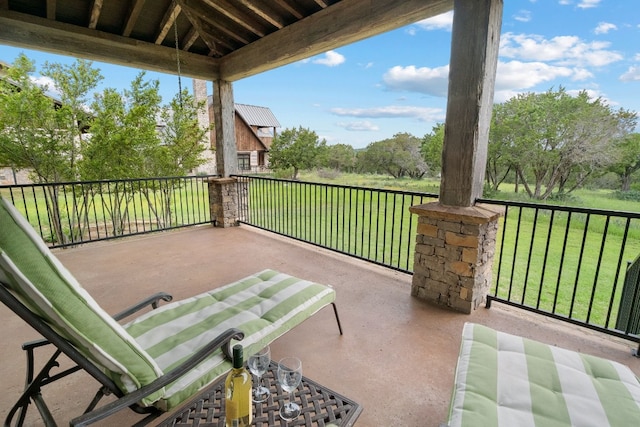 view of patio