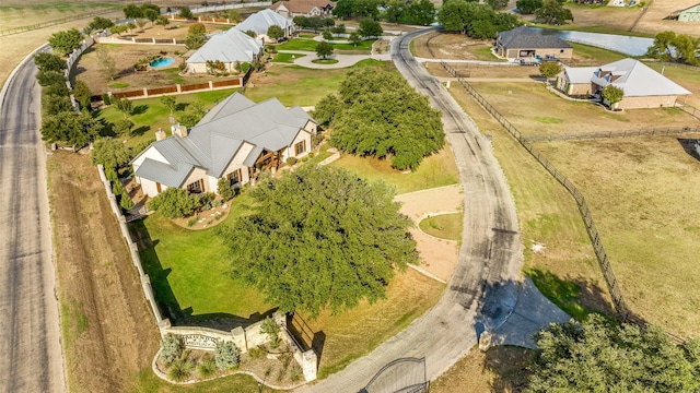 view of aerial view