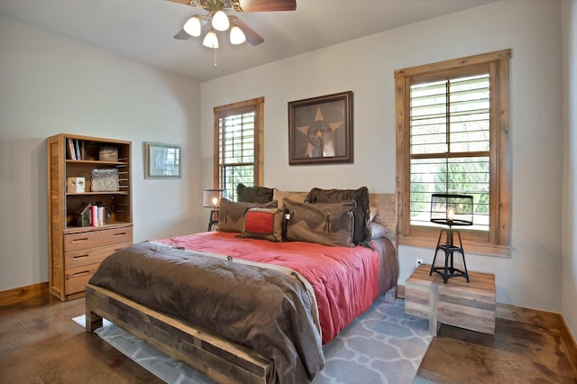 205 Haciendas Dr, Weatherford, TX 76087 - bedroom with multiple windows and baseboards