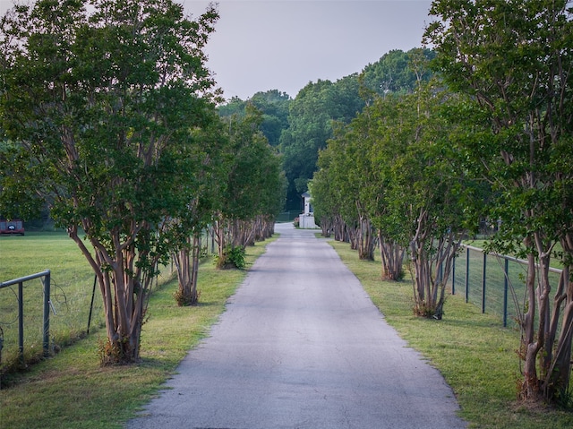 view of home's community featuring a yard