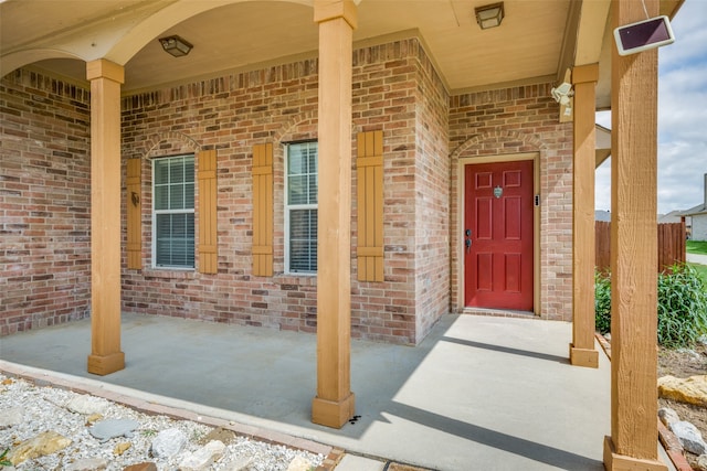 view of property entrance