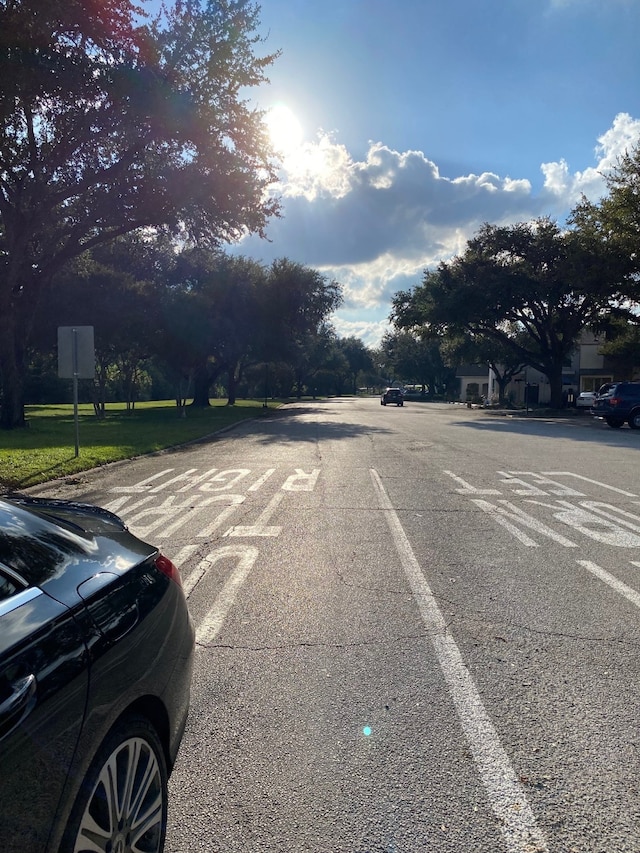 view of road