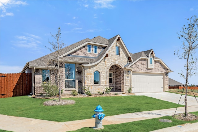 view of front of house featuring a front yard