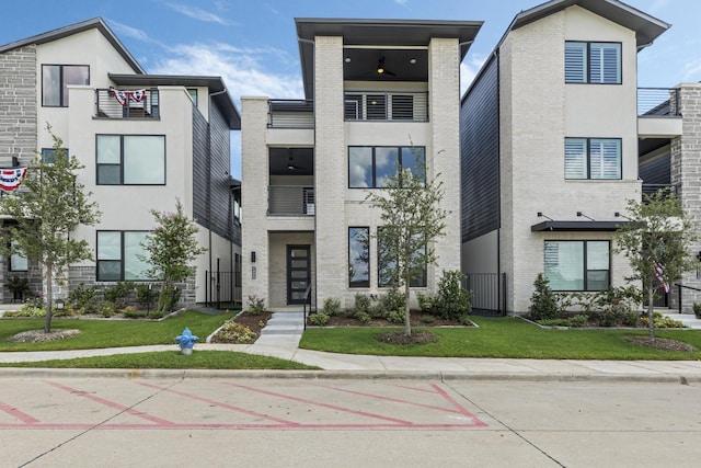 view of contemporary home