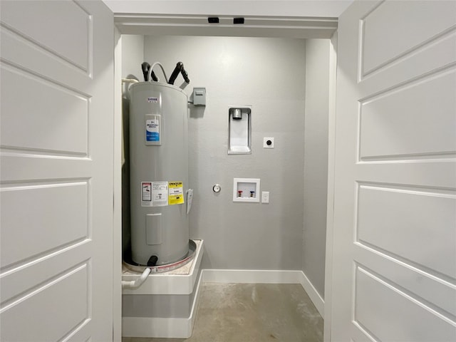 utilities featuring electric water heater