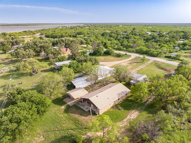 view of aerial view